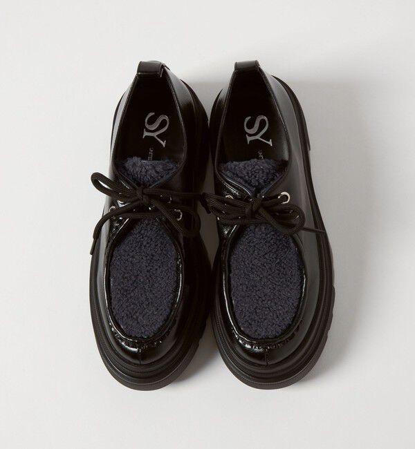 ODETTE E ODILE「＜SY＞ ボリュームソールチロリアン フラット55&uarr;」|モカシン|