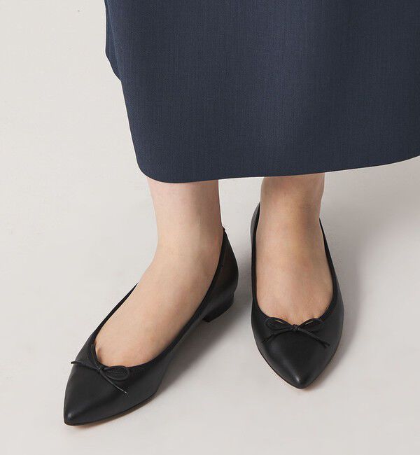 ODETTE E ODILE「【WEB限定】ポインテッドバレリーナ フラット15■&uarr;」|バレエシューズ|