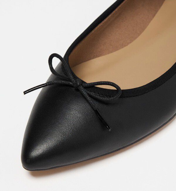 ODETTE E ODILE「【WEB限定】ポインテッドバレリーナ フラット15■&uarr;」|バレエシューズ|