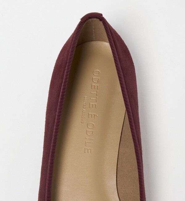 ODETTE E ODILE「【WEB限定】ポインテッドバレリーナ フラット15■&uarr;」|バレエシューズ|