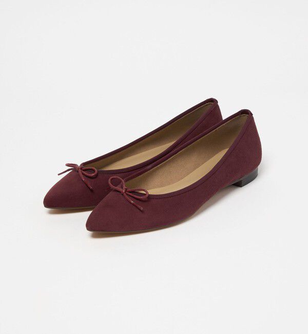 ODETTE E ODILE「【WEB限定】ポインテッドバレリーナ フラット15■&uarr;」|バレエシューズ|