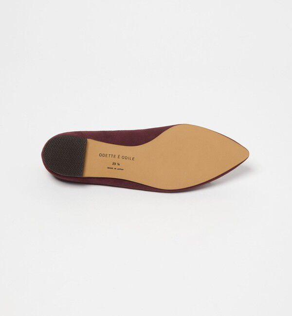 ODETTE E ODILE「【WEB限定】ポインテッドバレリーナ フラット15■&uarr;」|バレエシューズ|