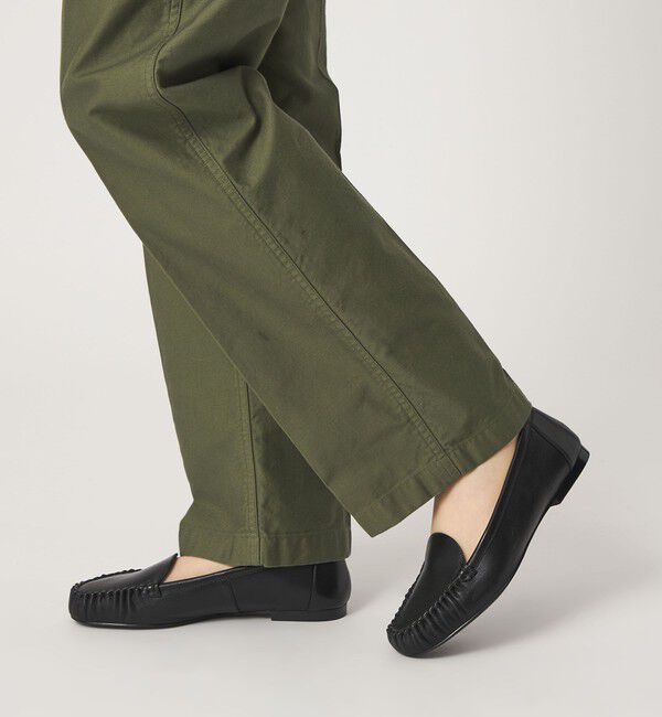 ODETTE E ODILE「プレーンハンドソーンモカ フラット15&uarr;」|モカシン|