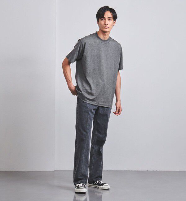 UNITED ARROWS「SARROWS/サローズ オーガニックコットン モックネック Tシャツ」|Tシャツ・カットソー|