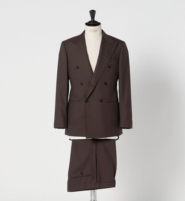 UNITED ARROWS「ウール モヘヤ トロピカル ダブル 6ボタン スーツ MC‐MODEL」|スーツ|