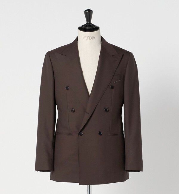 UNITED ARROWS「ウール モヘヤ トロピカル ダブル 6ボタン スーツ MC‐MODEL」|スーツ|