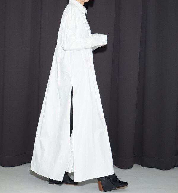 AEWEN MATOPH「＜AEWEN MATOPH＞ウエストダーツ シャツマキシワンピース ‐ ウォッシャブル ‐」|ワンピース|