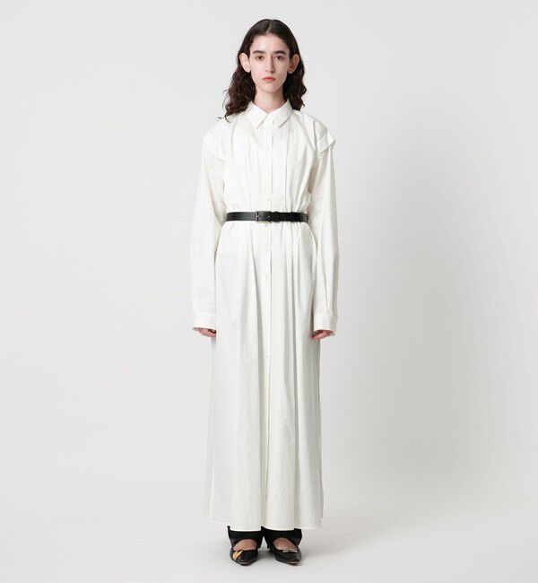 AEWEN MATOPH「＜AEWEN MATOPH＞ウエストダーツ シャツマキシワンピース ‐ ウォッシャブル ‐」|ワンピース|