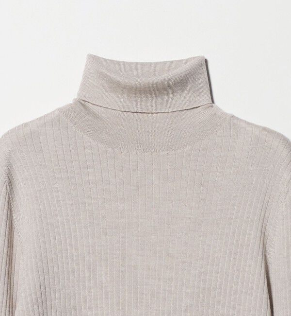 UNITED ARROWS「リブ タートルネック ニット」|ニット・セーター|