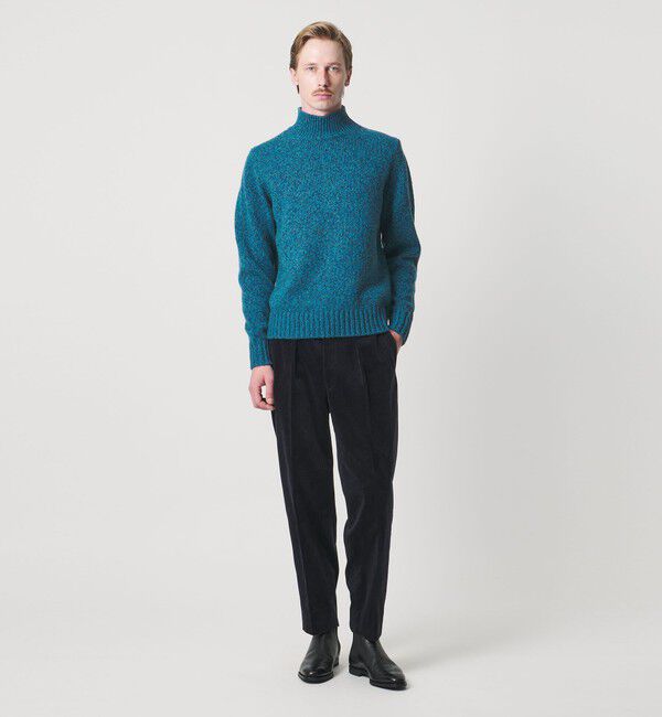 UNITED ARROWS「＜SOVEREIGN＞ ウール カシミヤ ムリネ ハイネック ニット」|ニット・セーター|