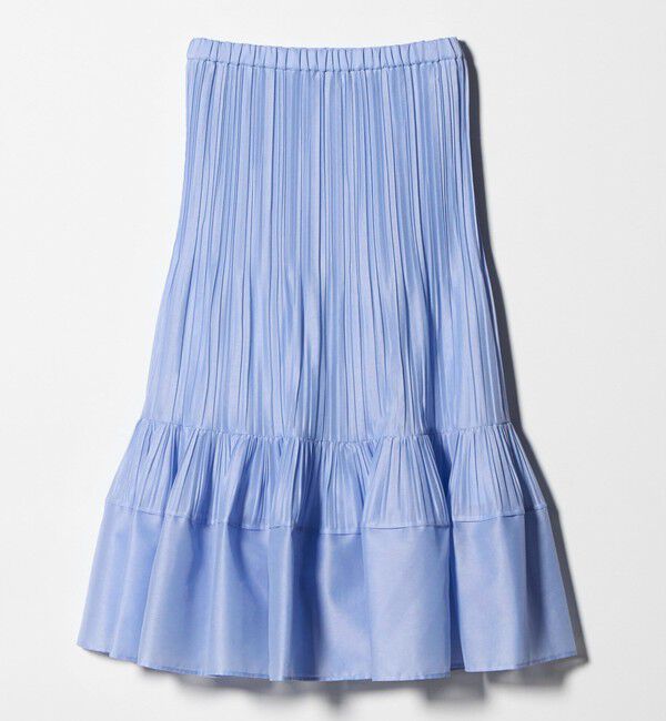 UNITED ARROWS「オーガンジー コンスト プリーツスカート」|スカート|