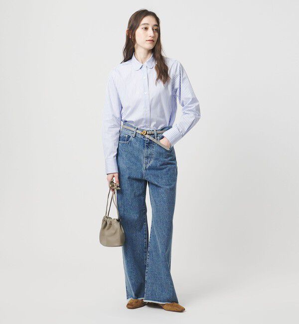 UNITED ARROWS「SOKTAS ラウンドカラー シャツ」|シャツ・ブラウス|