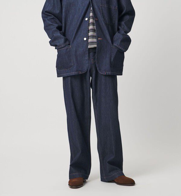 UNITED ARROWS「【別注】＜WESCOT＞ ワンウォッシュ デニム ペインター パンツ」|チノ|