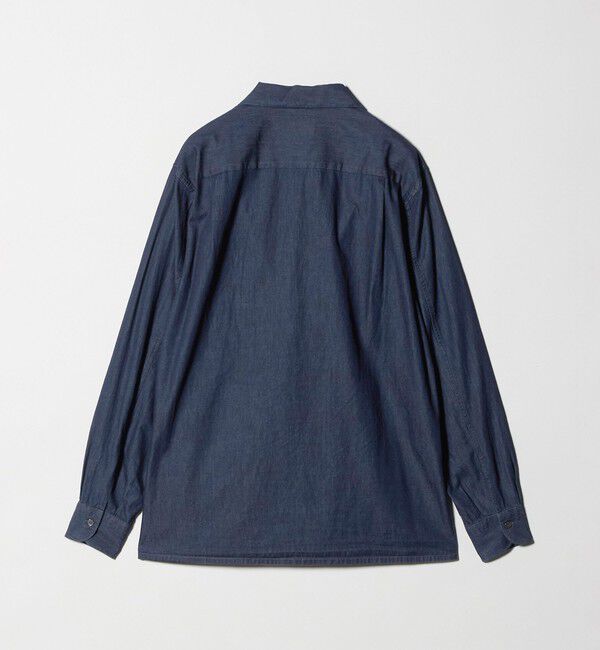 UNITED ARROWS「デニム オープンカラー シャツ」|シャツ・ブラウス|