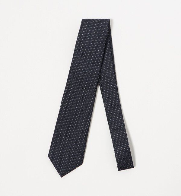 UNITED ARROWS「スモール ジャガード ネクタイ」|ネクタイ・蝶ネクタイ|NAVY