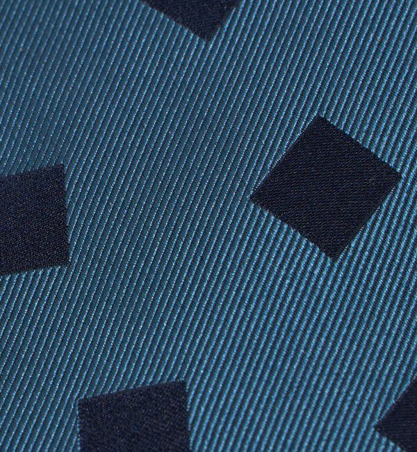 UNITED ARROWS「ブルー スクエア ジャガード ネクタイ」|ネクタイ・蝶ネクタイ|