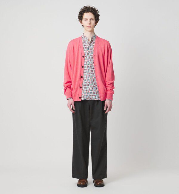 UNITED ARROWS「＜District＞コットン ツイル オーバーダイ 2プリーツ パンツ」|チノ|