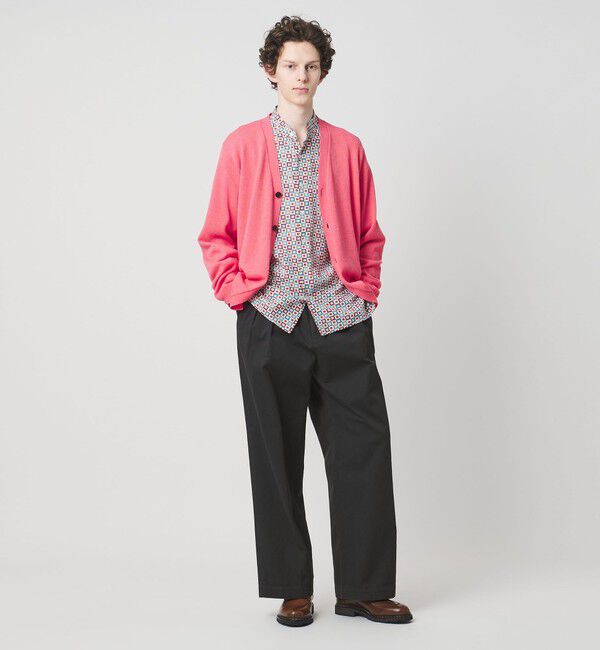 UNITED ARROWS「＜District＞コットン ツイル オーバーダイ 2プリーツ パンツ」|チノ|