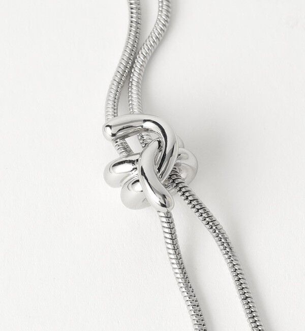 UNITED ARROWS green label relaxing「ツイストモチーフ スネーク タイネックレス」|ネックレス|