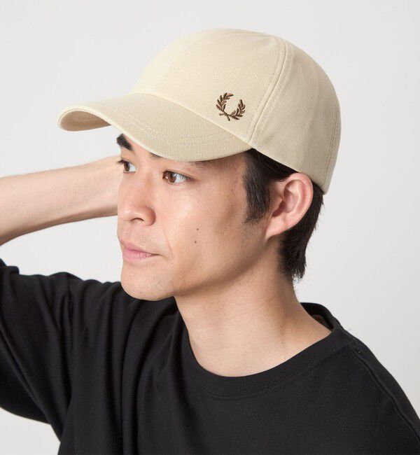 UNITED ARROWS green label relaxing「＜FRED PERRY＞カノコ ロゴ キャップ」|キャップ・キャスケット|NATURAL