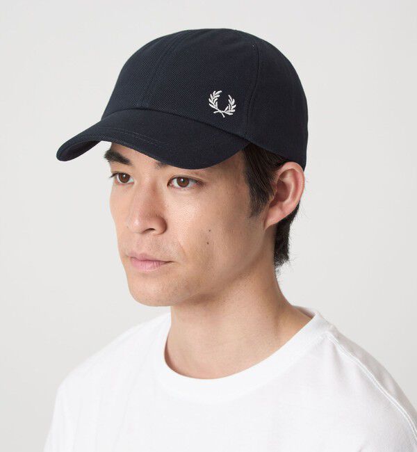UNITED ARROWS green label relaxing「＜FRED PERRY＞カノコ ロゴ キャップ」|キャップ・キャスケット|NAVY