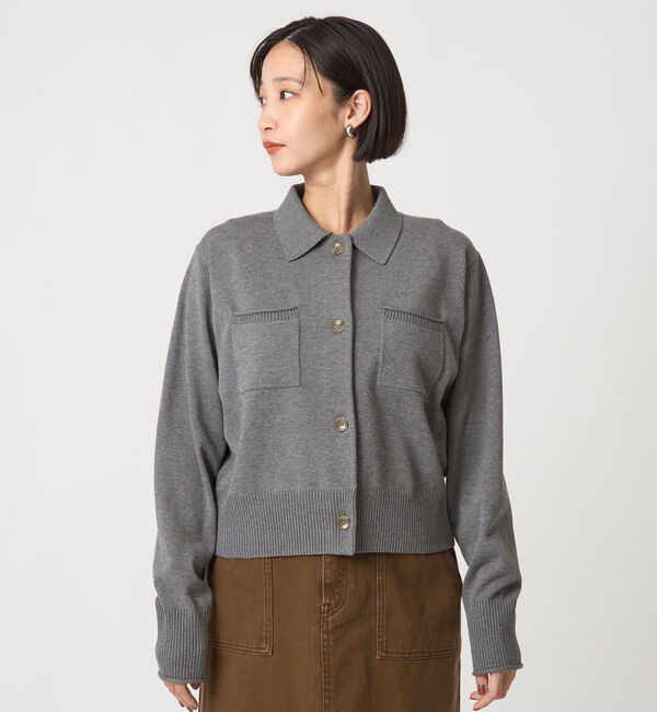 UNITED ARROWS green label relaxing「ポロニット カーディガン ウォッシャブル」|カーディガン|