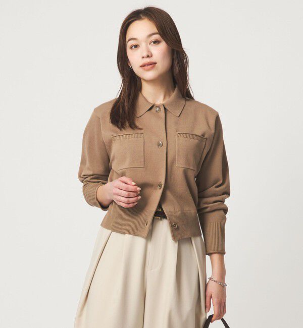 UNITED ARROWS green label relaxing「ポロニット カーディガン ウォッシャブル」|カーディガン|MOCA