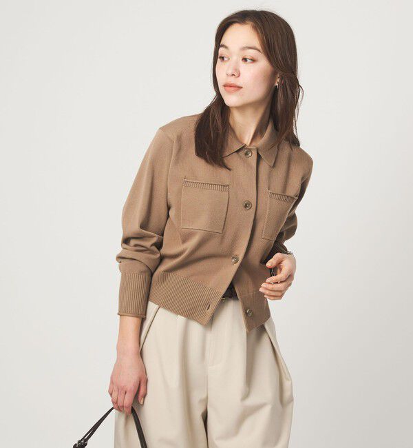 UNITED ARROWS green label relaxing「ポロニット カーディガン ウォッシャブル」|カーディガン|