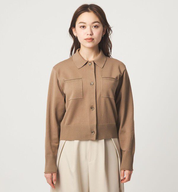 UNITED ARROWS green label relaxing「ポロニット カーディガン ウォッシャブル」|カーディガン|