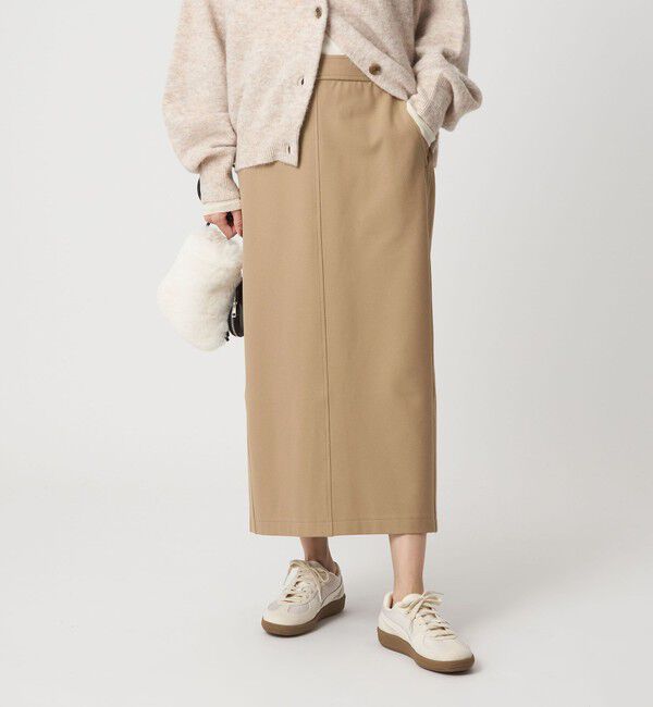 UNITED ARROWS green label relaxing「［size SHORT/TALLあり］オルマイ ウラキモウ タイト スカート」|タイト|BEIGE