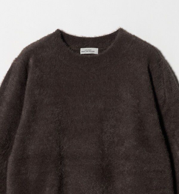 UNITED ARROWS green label relaxing「フラッフ フェザーヤーン ロングスリーブ ニット プルオーバー」|ニット・セーター|