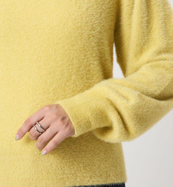 UNITED ARROWS green label relaxing「フラッフ フェザーヤーン ロングスリーブ ニット プルオーバー」|ニット・セーター|