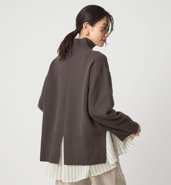 UNITED ARROWS green label relaxing「［size SHORTあり］SERENITY ハイネック プルオーバー ニット」|ニット・セーター|