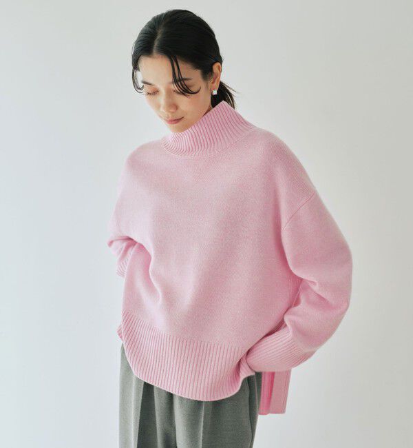 UNITED ARROWS green label relaxing「［size SHORTあり］SERENITY ハイネック プルオーバー ニット」|ニット・セーター|