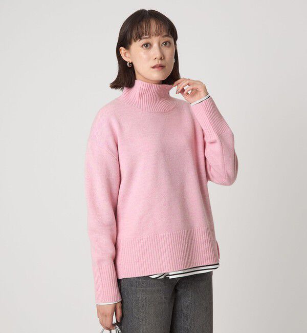 UNITED ARROWS green label relaxing「［size SHORTあり］SERENITY ハイネック プルオーバー ニット」|ニット・セーター|