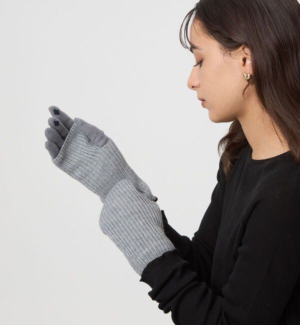 UNITED ARROWS green label relaxing「アームウォーマー 3WAY グローブ / 手袋　タッチパネル対応」|手袋|