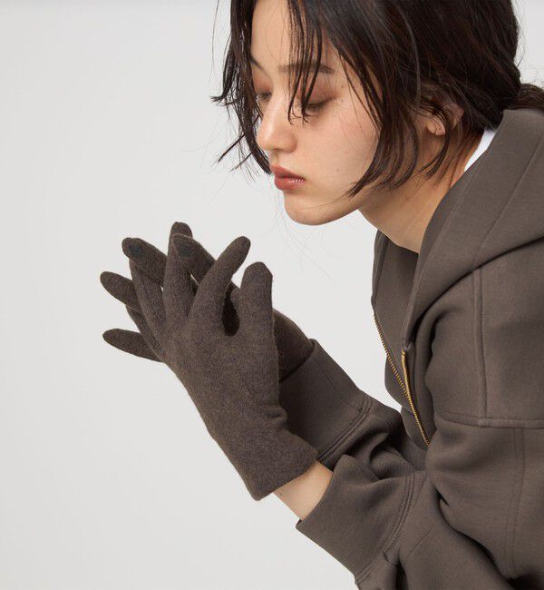 UNITED ARROWS green label relaxing「アームウォーマー 3WAY グローブ / 手袋　タッチパネル対応」|手袋|
