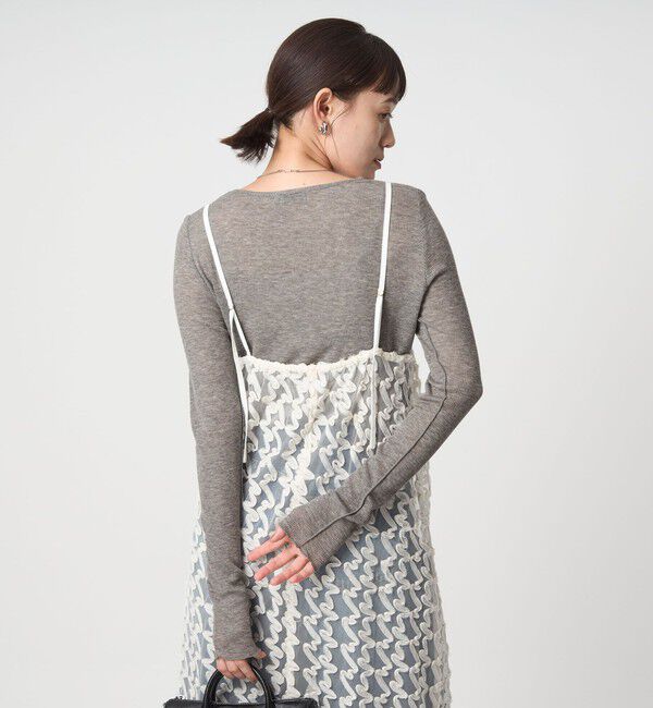 UNITED ARROWS green label relaxing「テレコ クルーネック プルオーバー」|Tシャツ・カットソー|DK.GRAY