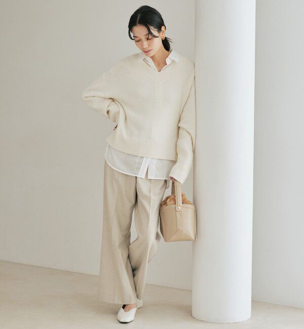 UNITED ARROWS green label relaxing「［size SHORT/TALLあり］ニーハイフレアパンツ ウラキモウ」|その他|