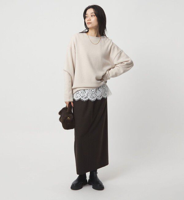 UNITED ARROWS green label relaxing「スソ レース プルオーバー」|Tシャツ・カットソー|