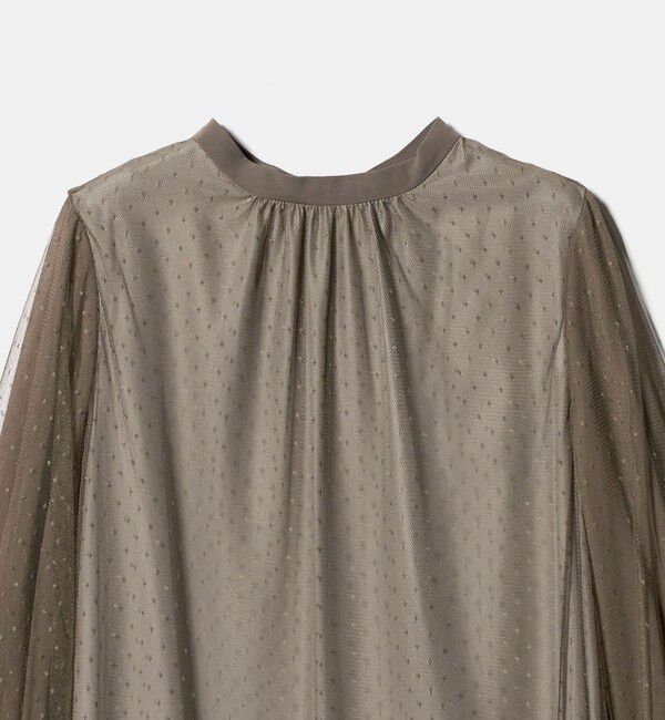 UNITED ARROWS green label relaxing「チュール ティアード ワンピース」|ドレス|