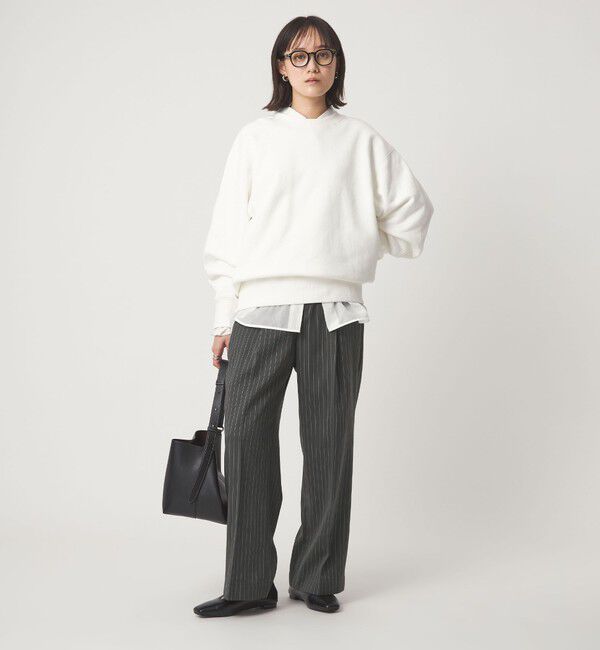 UNITED ARROWS green label relaxing「フィブリル ワイド パンツ」|スラックス|