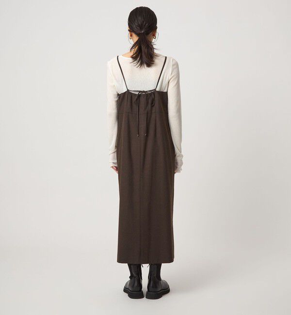 UNITED ARROWS green label relaxing「［size SHORTあり］ライト サキソニー キャミソール ワンピース ウォッシャブル」|ワンピース|