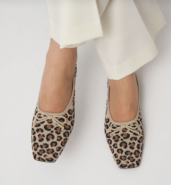 UNITED ARROWS green label relaxing「ウェルネス スクエア バレエシューズ / フラットシューズ 撥水 ウォッシャブル」|バレエシューズ|