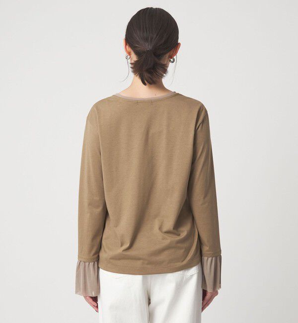 UNITED ARROWS green label relaxing「ソデ チュール プルオーバー」|Tシャツ・カットソー|