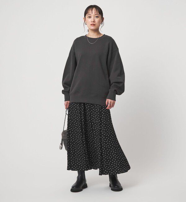 UNITED ARROWS green label relaxing「ドット ナロー フレア スカート」|フレア|