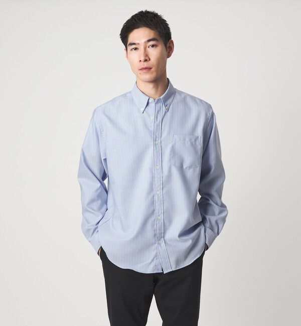 UNITED ARROWS green label relaxing「W/R オックスフォード ボタンダウン 長袖 シャツ」|シャツ・ブラウス|