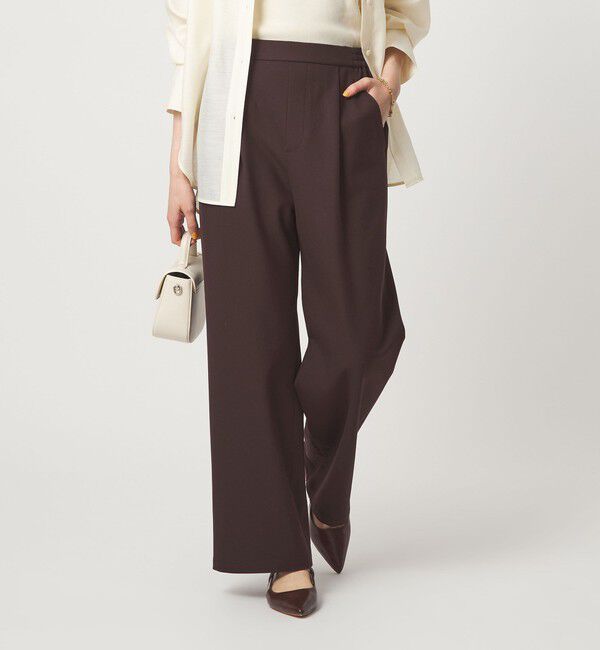 UNITED ARROWS green label relaxing「【WEB限定】［size SHORT/TALLあり］オルマイ ワイド パンツ」|その他|MD.BROWN