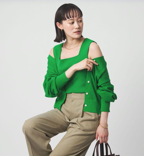 UNITED ARROWS green label relaxing「ニット タンクトップ ウォッシャブル」|タンクトップ|