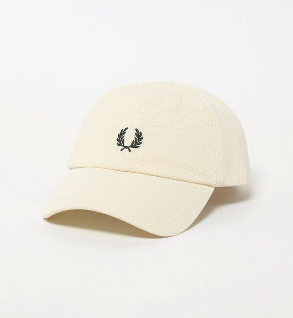 UNITED ARROWS green label relaxing「＜FRED PERRY＞ピケ ロゴ キャップ」|キャップ・キャスケット|OFF WHITE